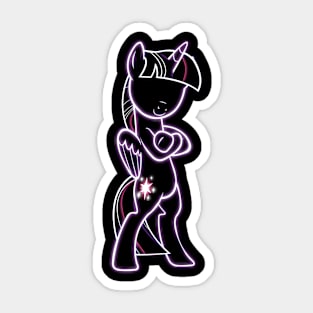 Cool Neon Twilight Sticker